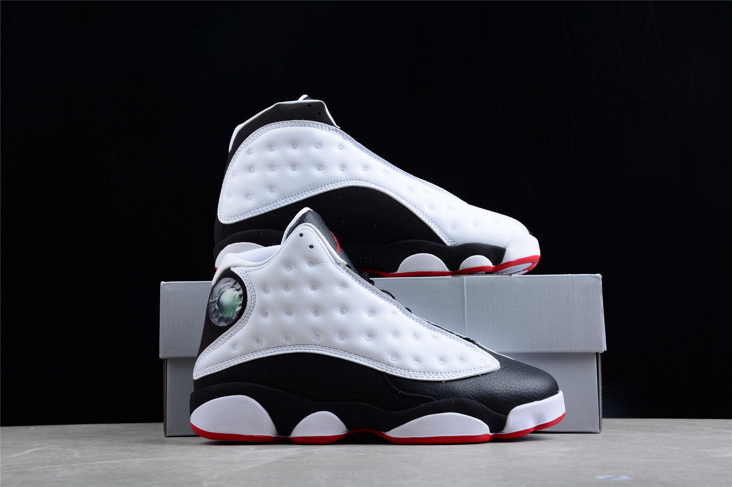 Air Jordan 13 Retro 'He Got Game' close up both