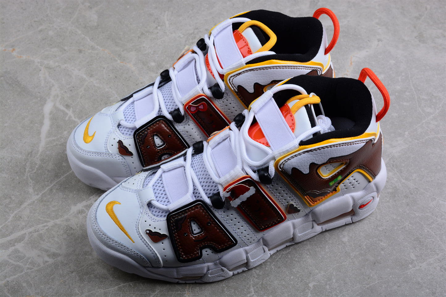 Nike Air More Uptempo close up both
