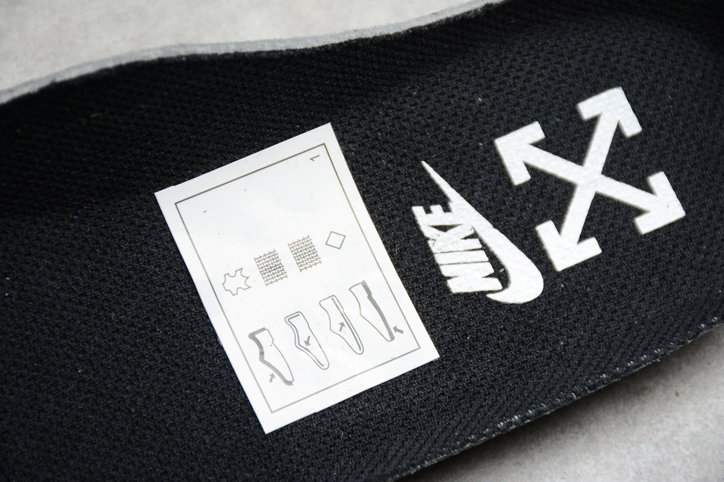 Nike Air Force 1 Low '07 VIRGIL x MOMA close up sole