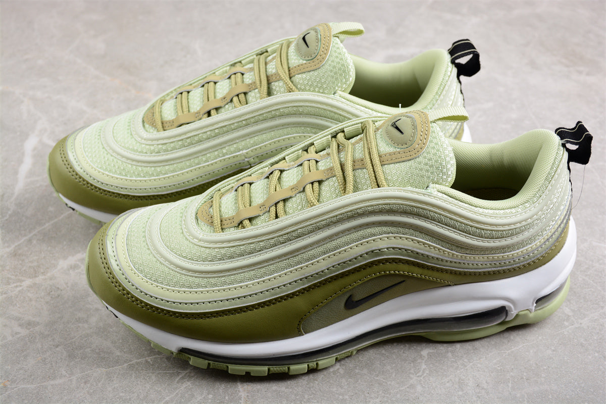 Nike Air Max 97 ‘Olive Aura’ close up both