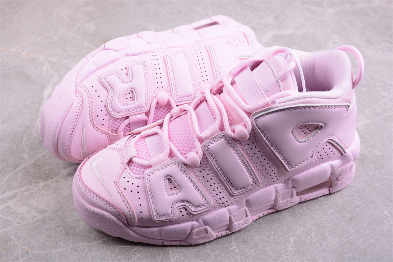 Nike Air More Uptempo ‘Pink Foam’ close up both
