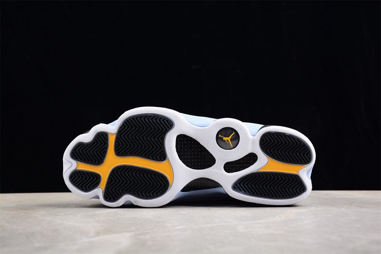 Air Jordan 13 Retro 'Blue Grey' close up bottom