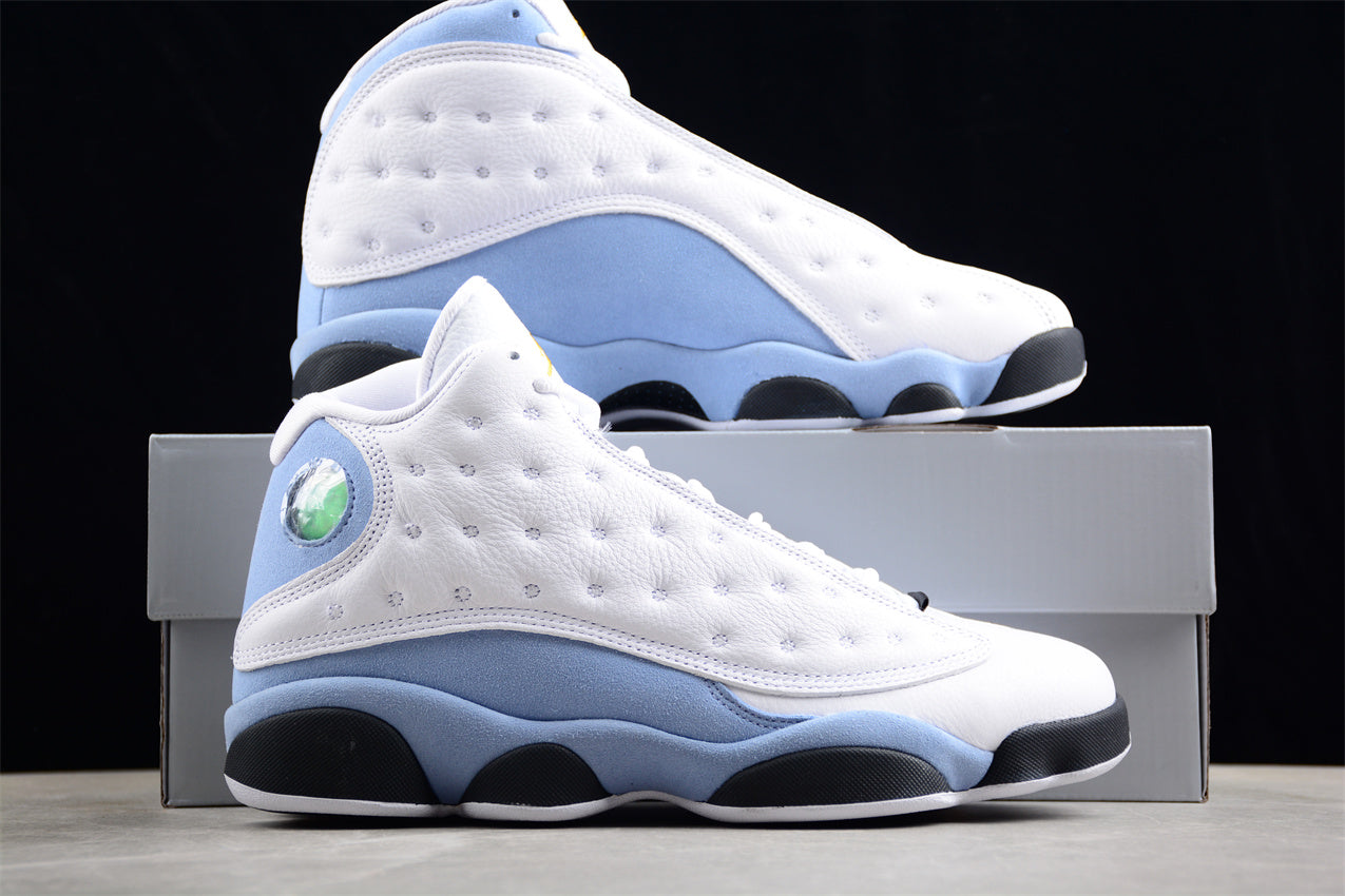 Air Jordan 13 Retro 'Blue Grey' close up both