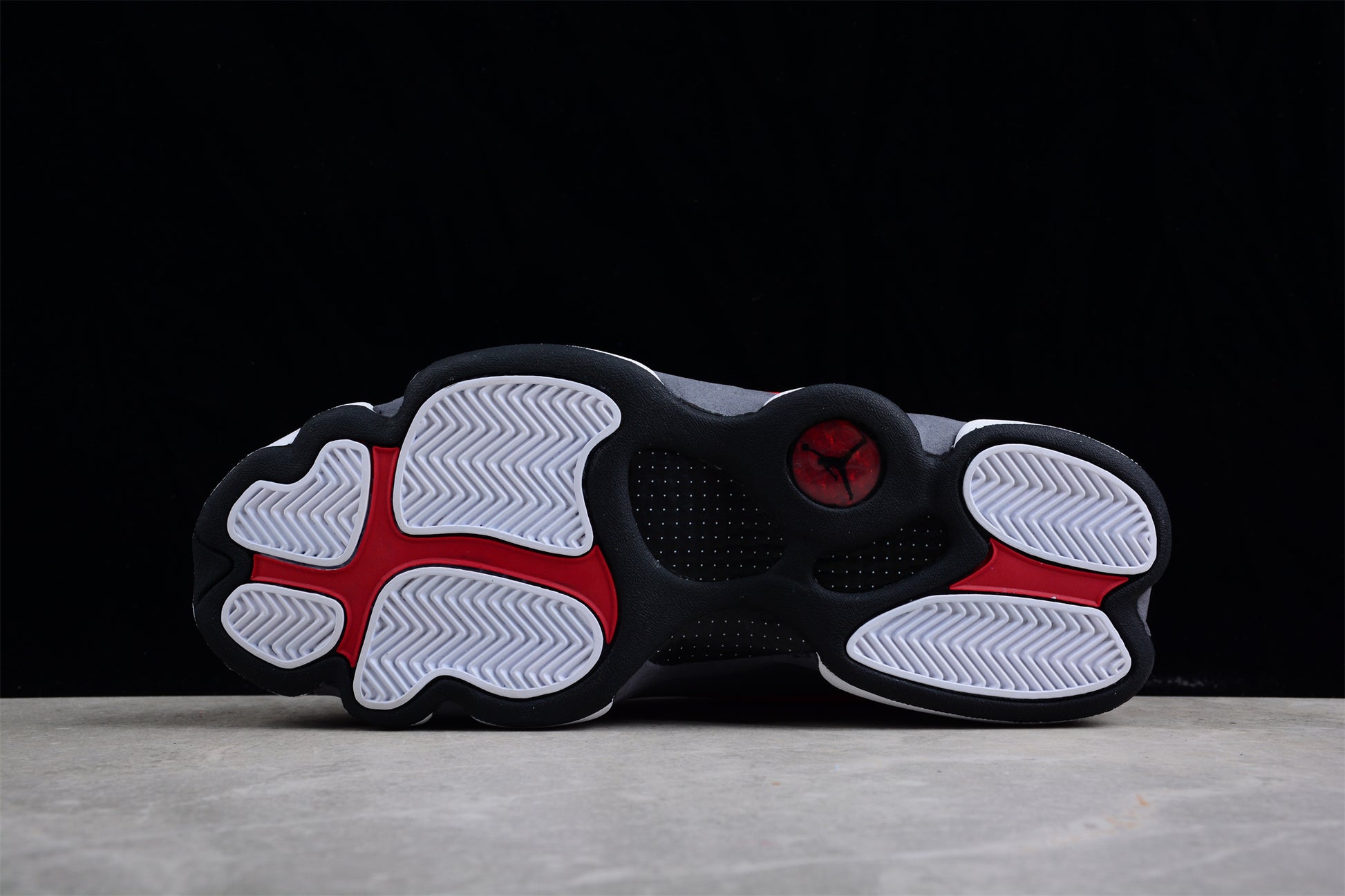 Air Jordan 13 Retro 'Red Flint' close up bottom