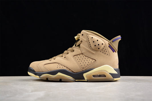 Air Jordan 6 Retro GORE-TEX ‘Brown Kelp’ close up