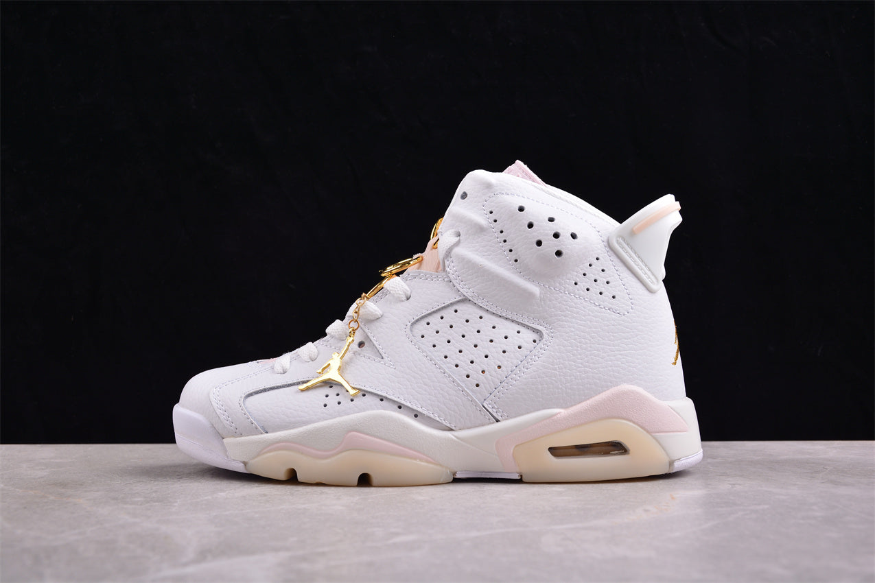 Air Jordan 6 Retro ‘Gold Hoops’ close up