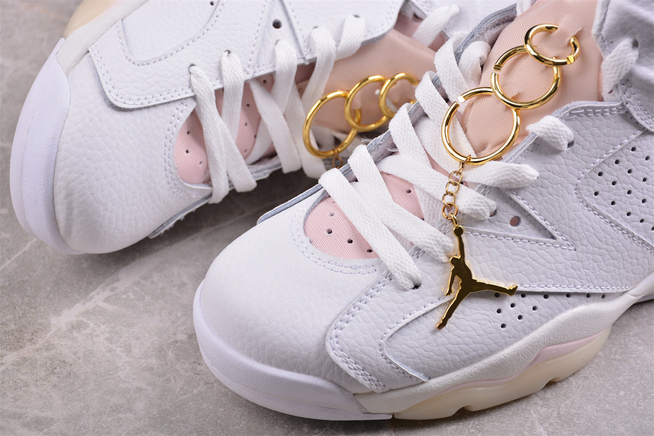 Air Jordan 6 Retro ‘Gold Hoops’ close up hoops