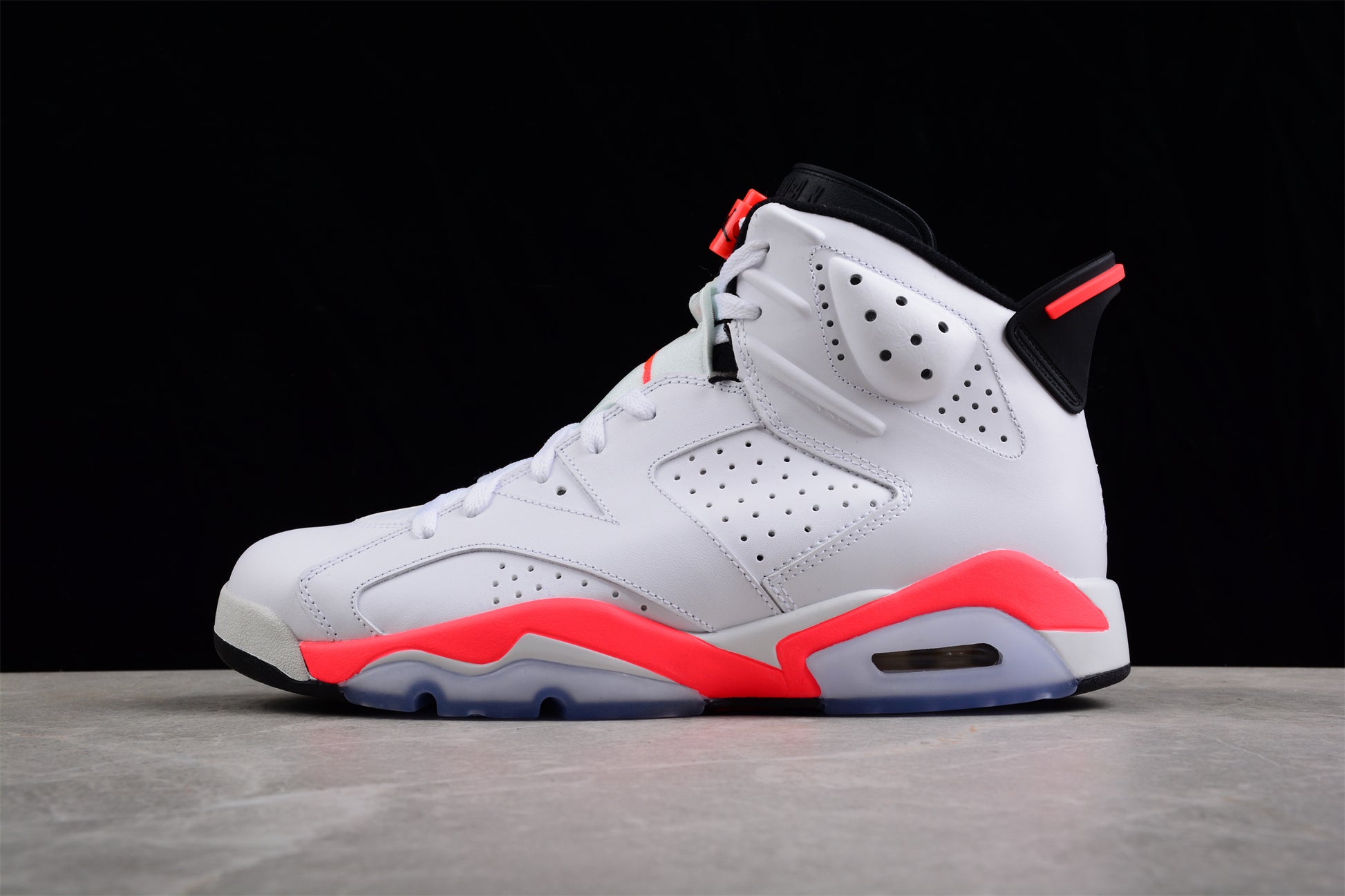 Air Jordan 6 Retro ‘Infrared White’ close up
