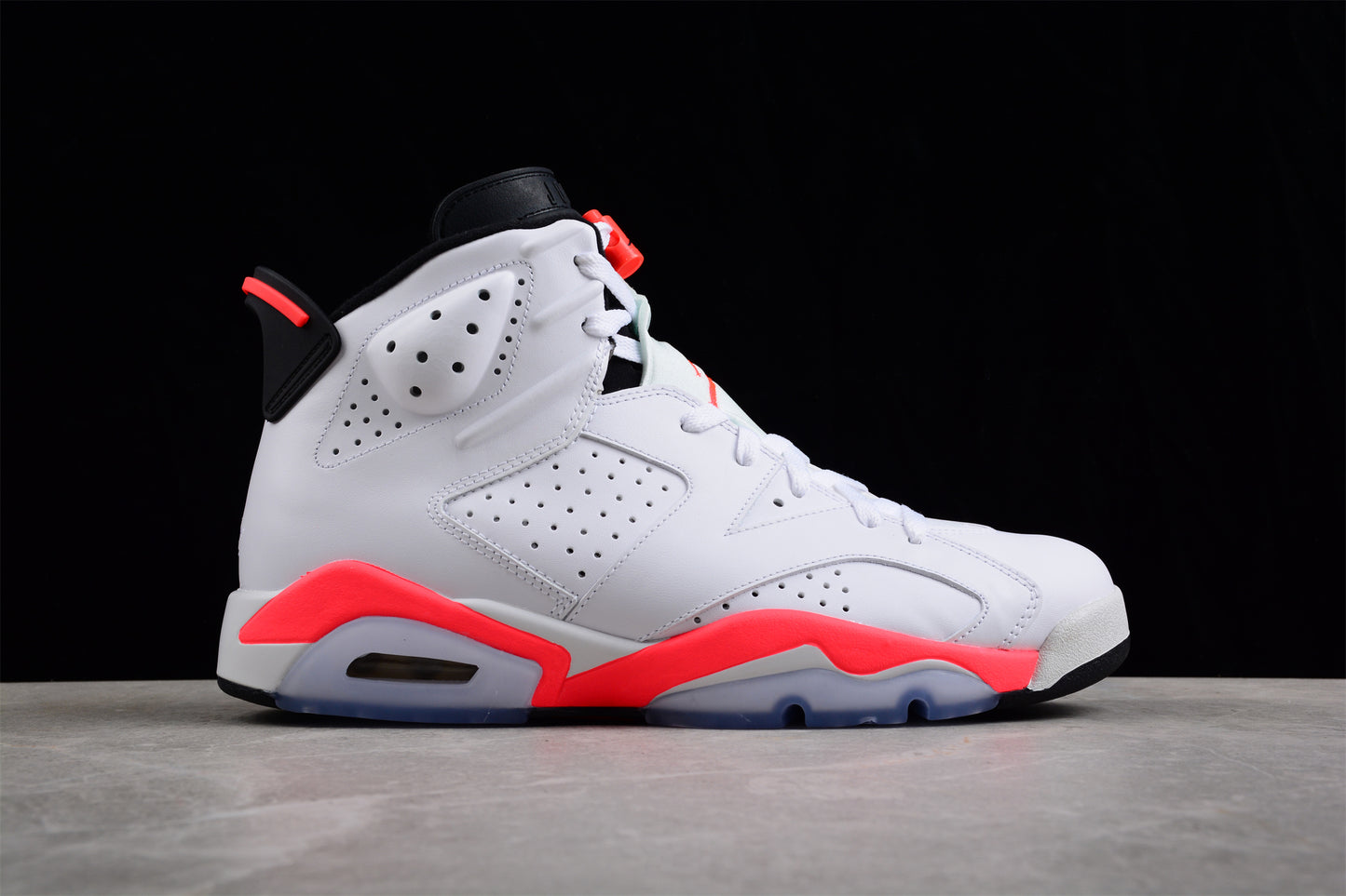 Air Jordan 6 Retro ‘Infrared White’ close up right