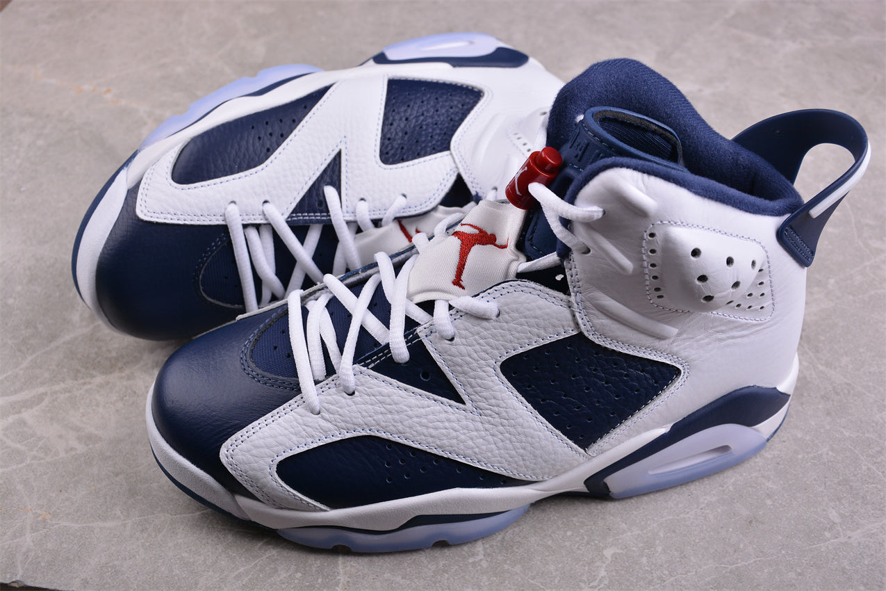 Air Jordan 6 Retro ‘Olympic’ close up both