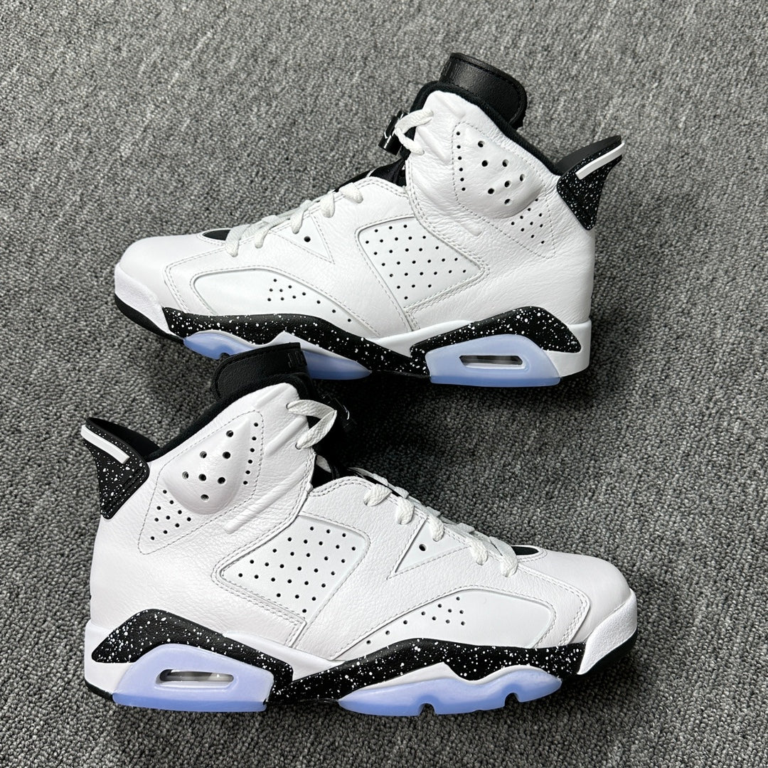 Air Jordan 6 Retro ‘Reverse Oreo’ close up both