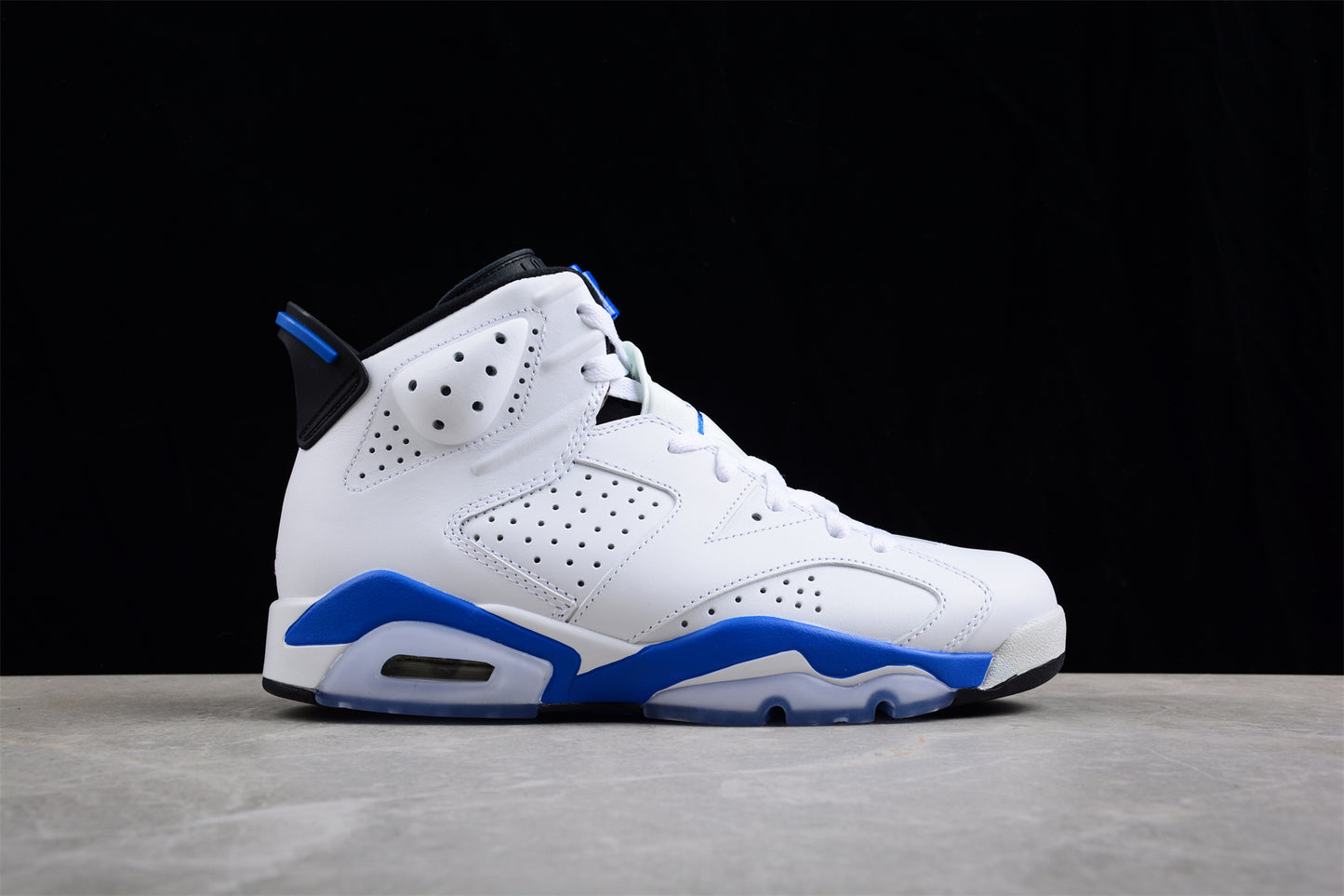 Air Jordan 6 Retro ‘Sport Blue’ close up right