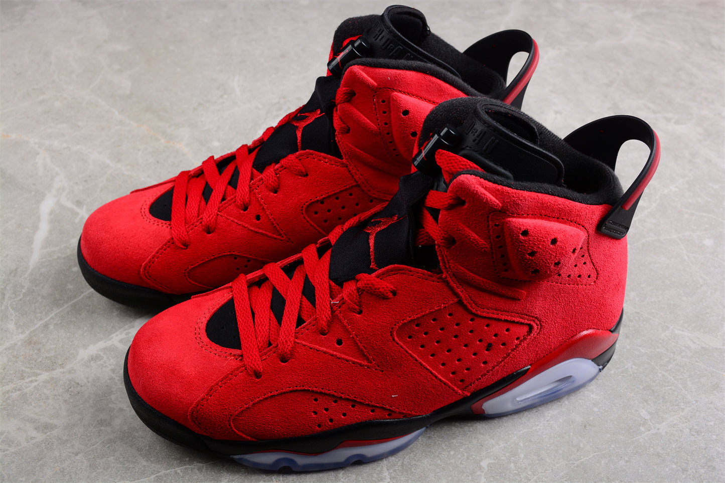 Air Jordan 6 Retro 'Toro Bravo' close up both