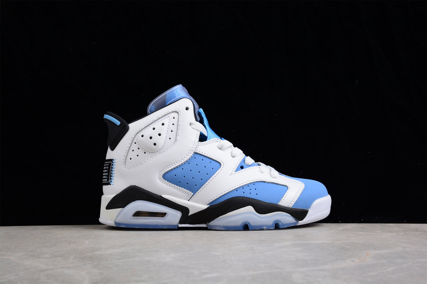 Air Jordan 6 Retro ‘UNC Home’ close up right