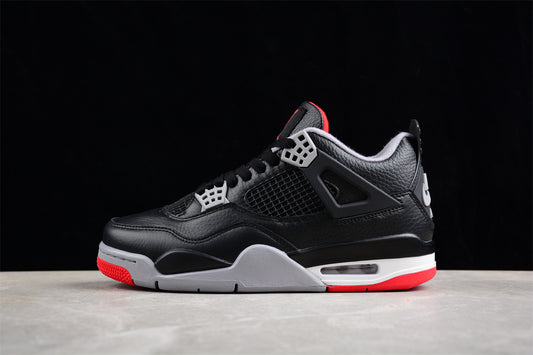 Air Jordan 4 Retro ‘Bred Reimagined’ close up 
