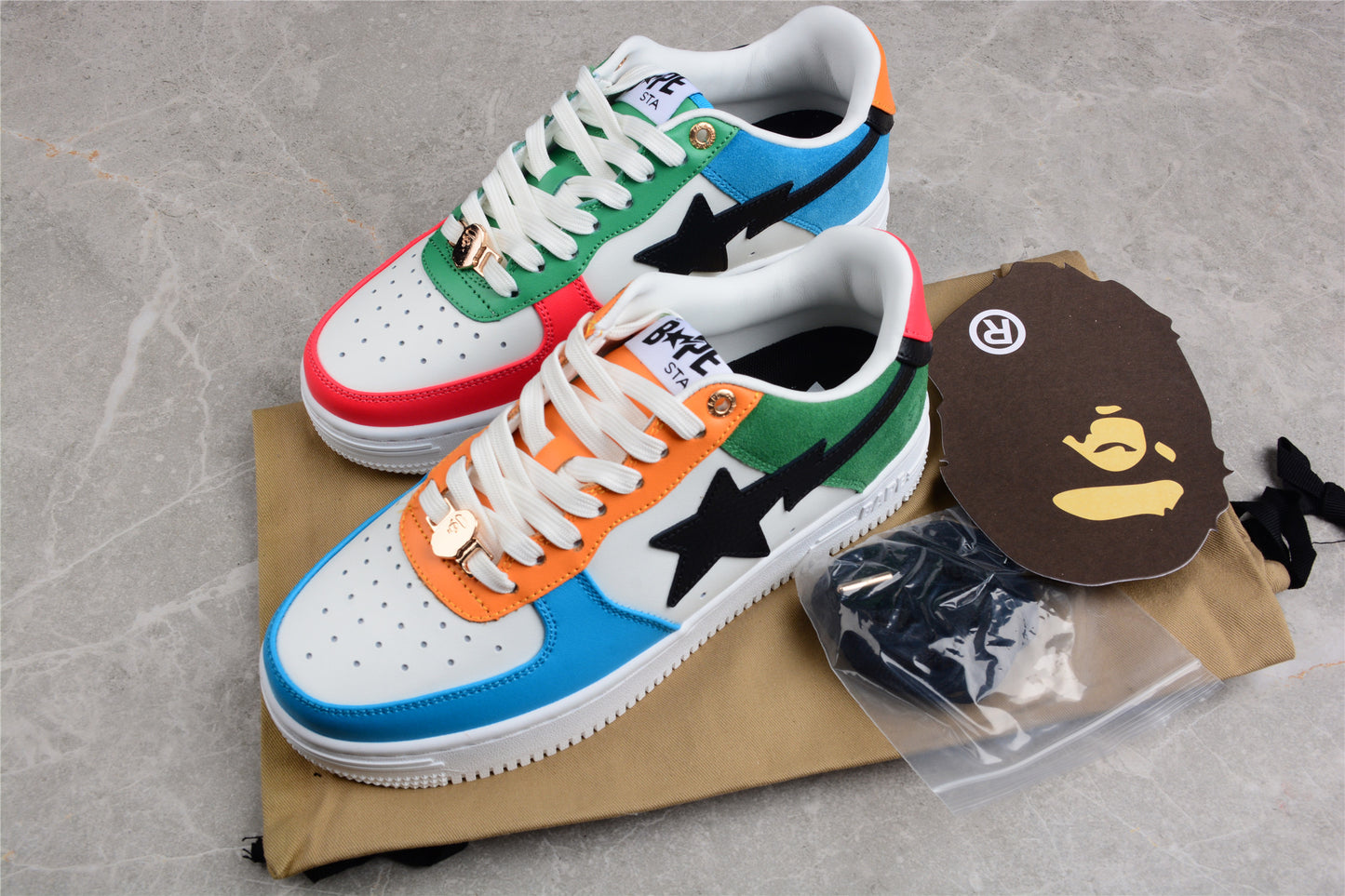 Bapesta ‘Tokyo Olympics 2021’ close up both
