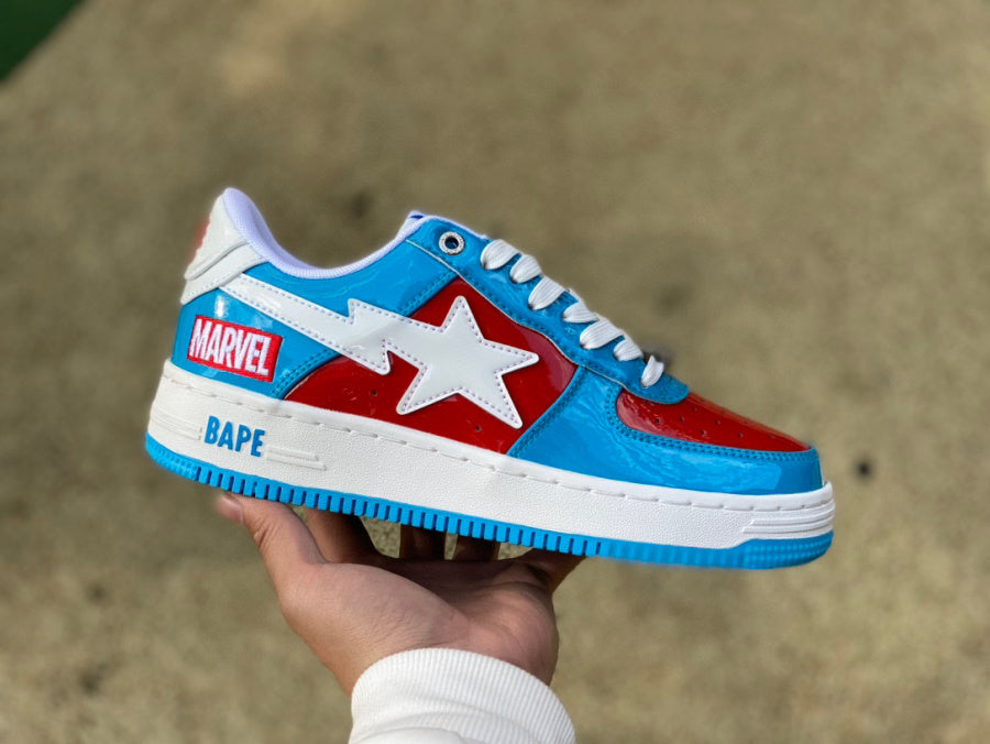 Marvel x Bapesta ‘Captain America’ close up right