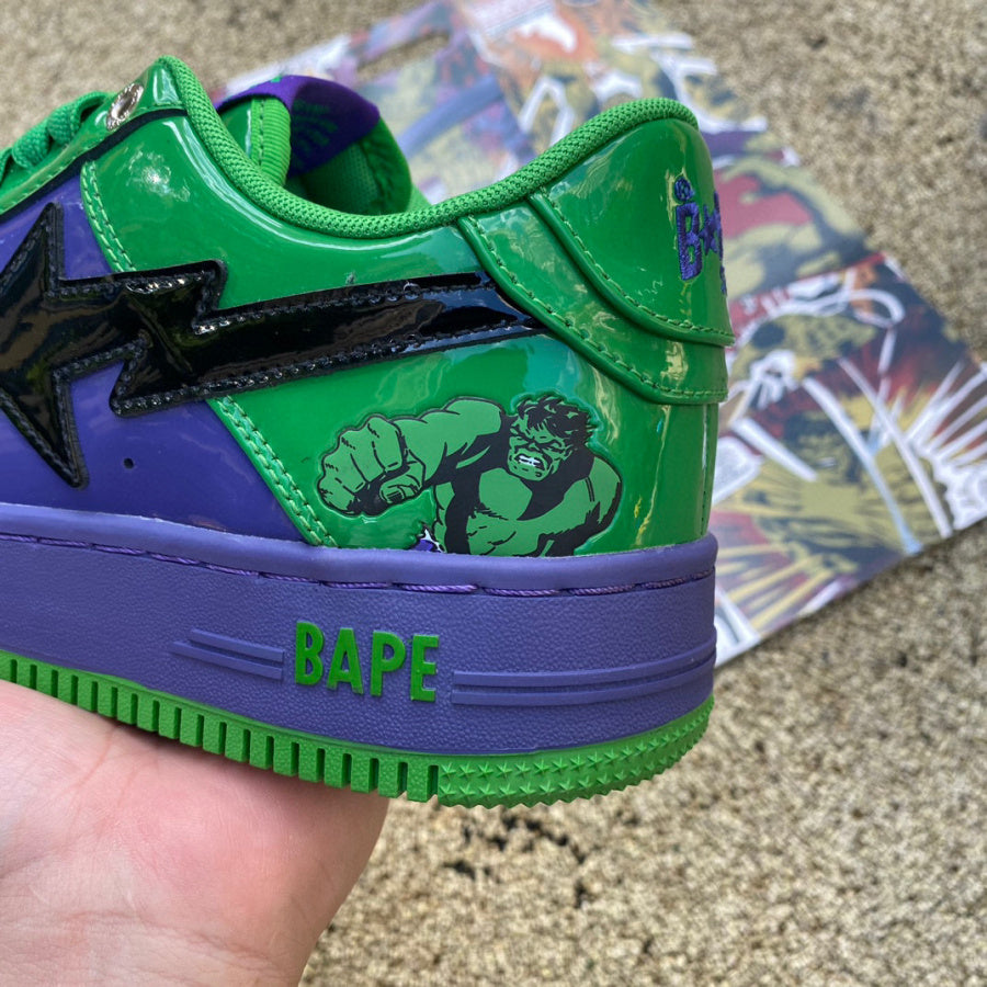 Marvel x Bapesta ‘Hulk’ close up