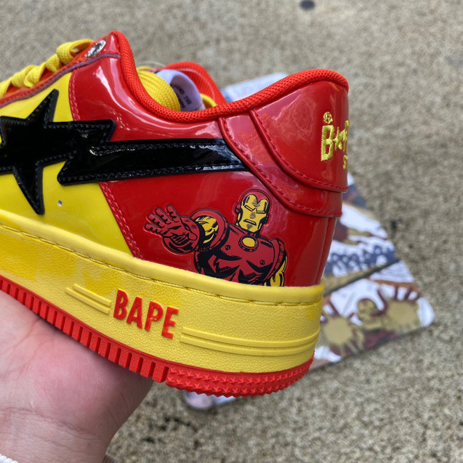 Marvel x Bapesta ‘Iron Man’ close up