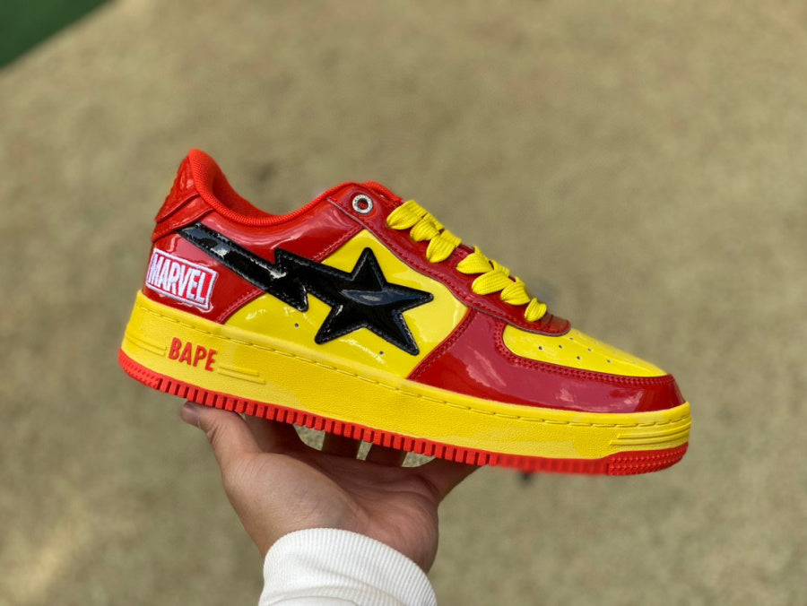 Marvel x Bapesta ‘Iron Man’ close up right