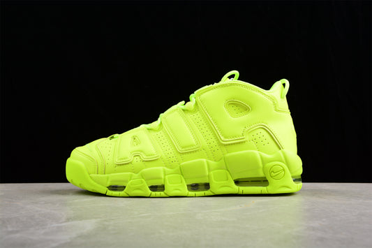 Nike Air More Uptempo ’96 Volt’ close up