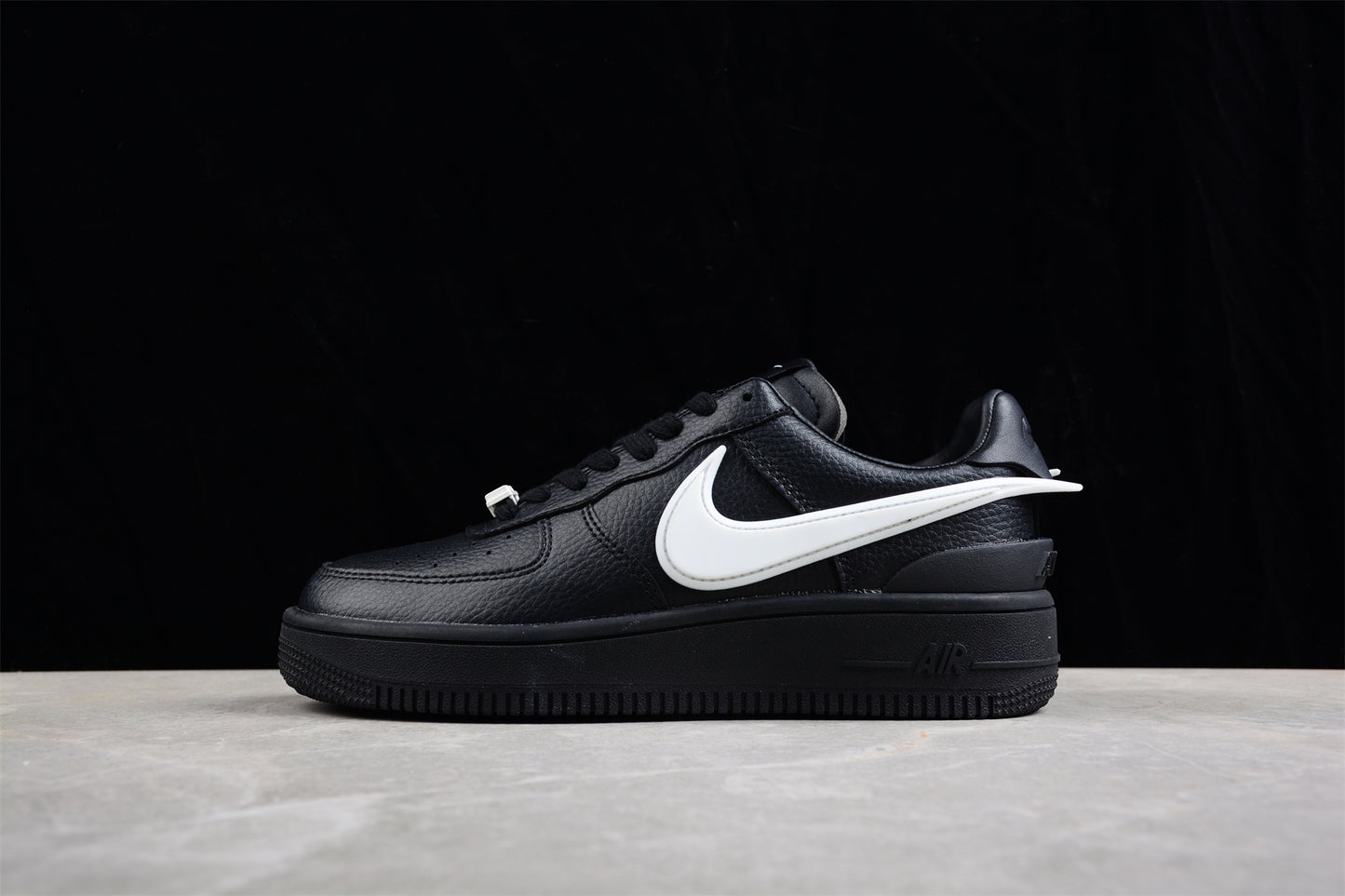 AMBUSH x Nike Air Force 1 Low 'Black' close up