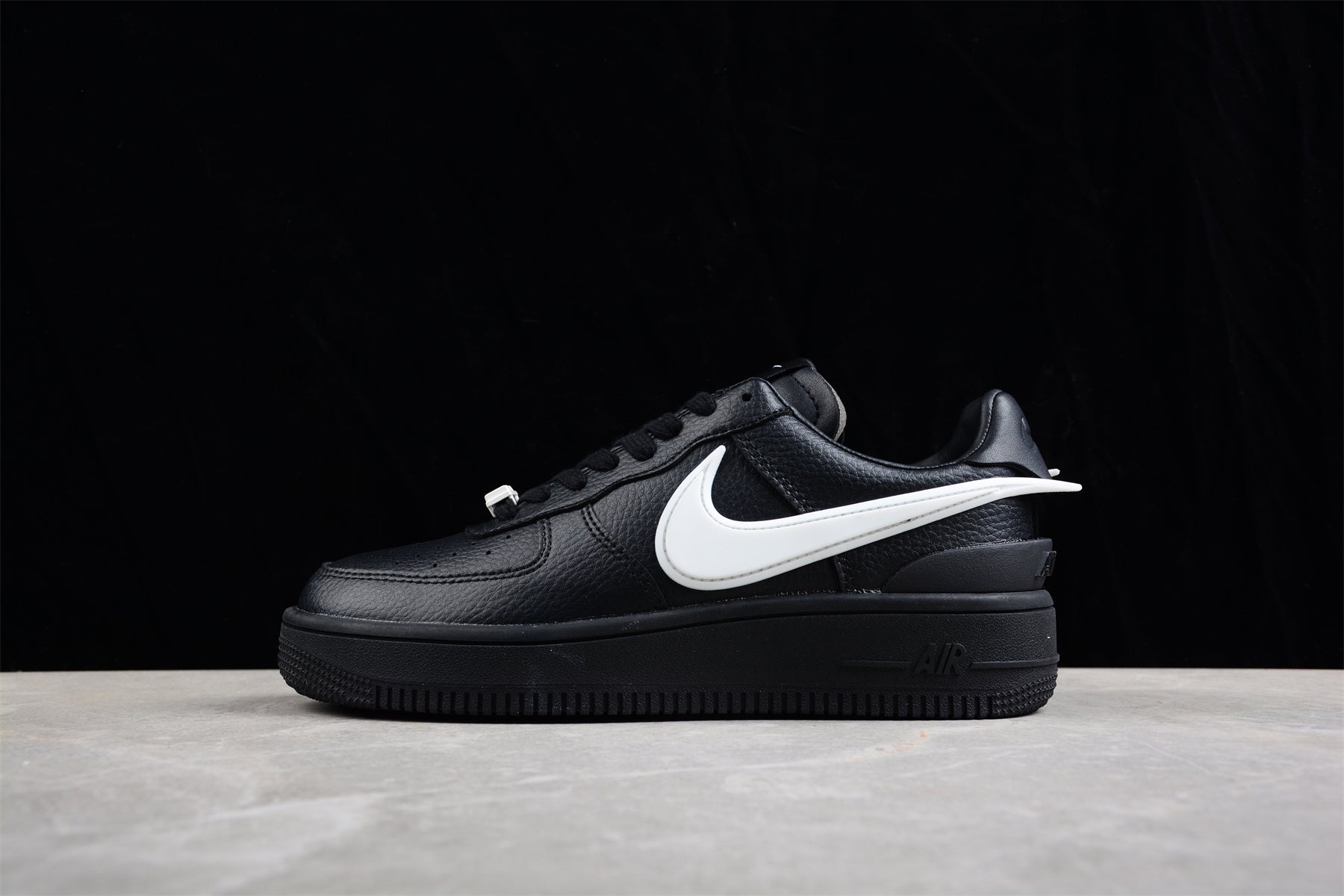 AMBUSH x Nike Air Force 1 Low 'Black' close up