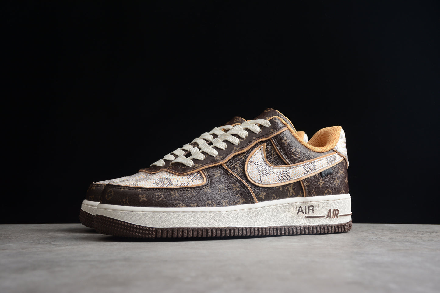 Louis Vuitton x Nike Air Force 1 Low close up