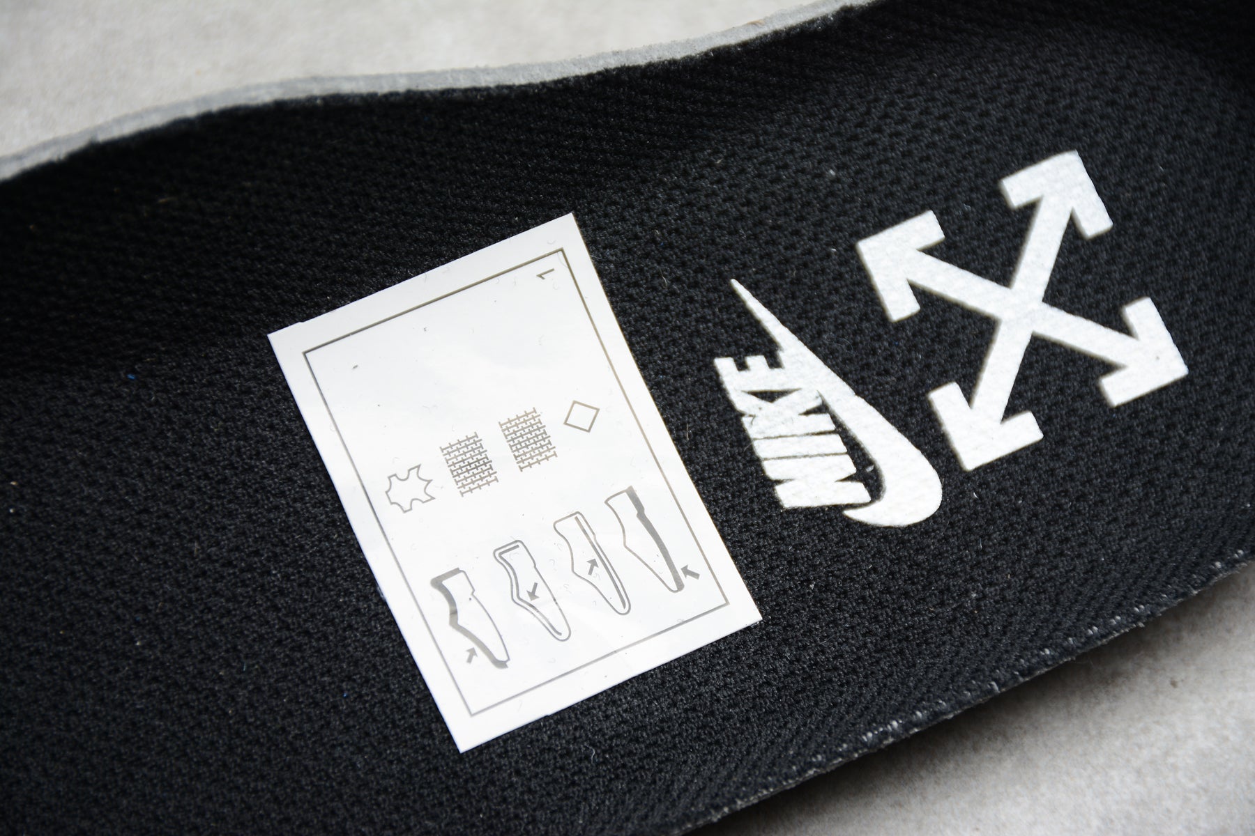 Nike Air Force 1 Low '07 VIRGIL x MOMA close up sole