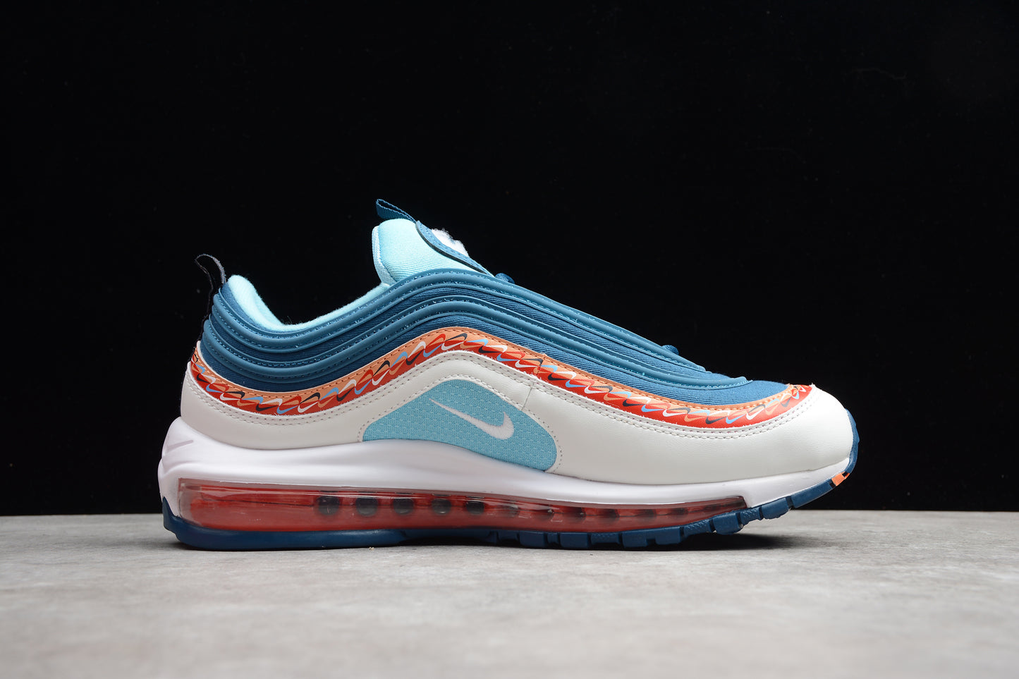 Nike Air Max 97 Blue Force/Summit White close up right