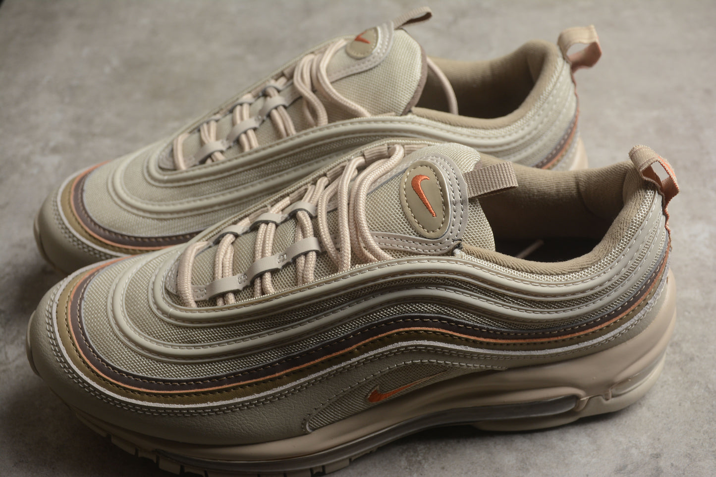 Nike Air Max 97 ‘Bone Beige’ close up both
