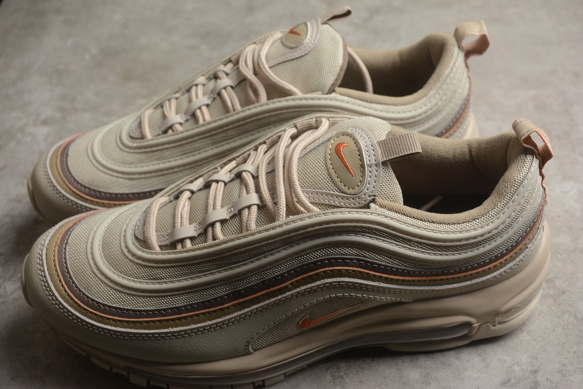 Nike Air Max 97 ‘Bone Beige’ close up both