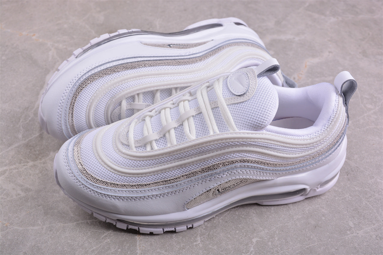 Nike Air Max 97 ‘White Chrome Reflective’ close up both