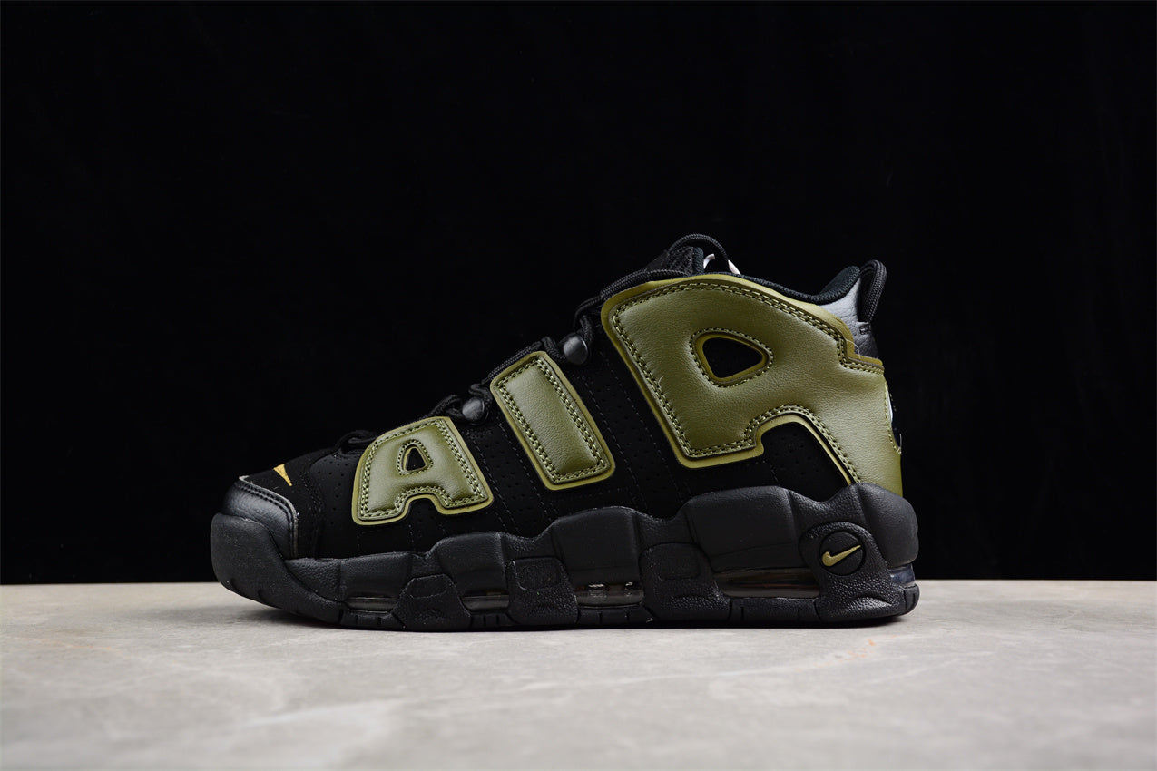 Nike Air More Uptempo ‘96 Rough Green’ close up