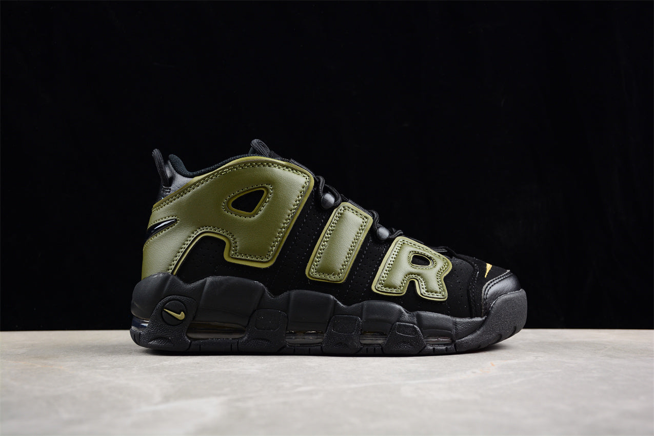 Nike Air More Uptempo ‘96 Rough Green’ close up right
