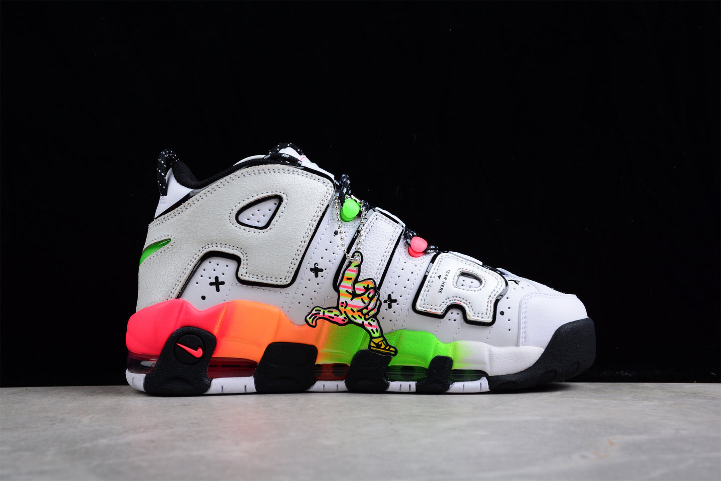Nike Air More Uptempo ‘Ghost’ close up right
