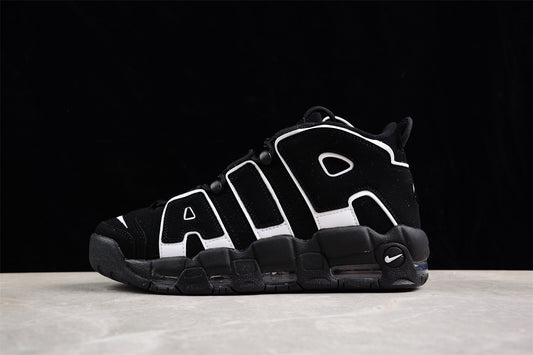 Nike Air More Uptempo Black close up